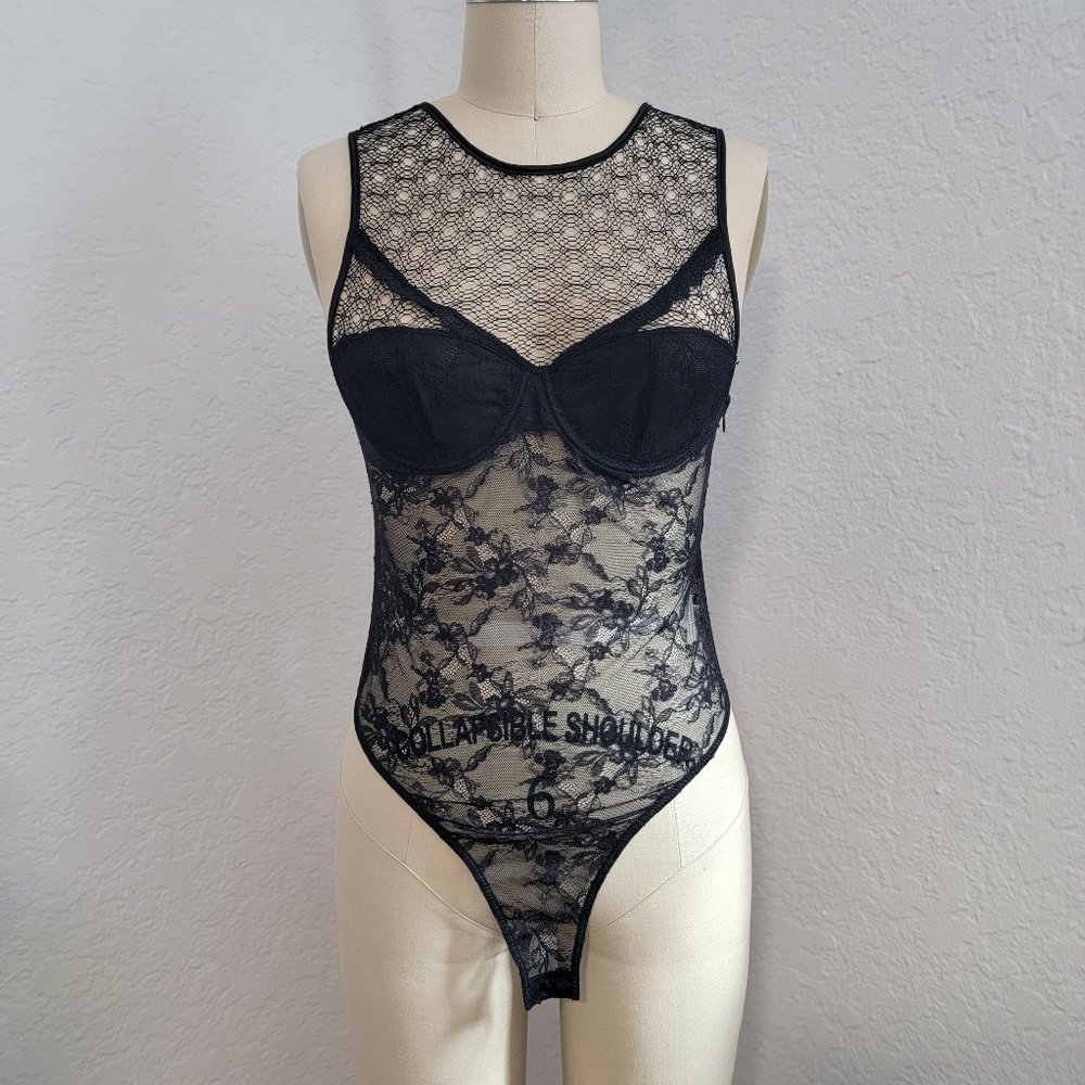 NWT Zara Lace Teddy Bodysuit
